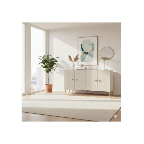 Hanah home Komoda s ladicama, 150x75x32cm, bež Slike