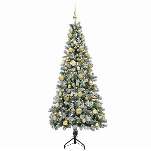  Umjetno božićno drvce s kuglicom 150 cm 150 LED lampica Slike