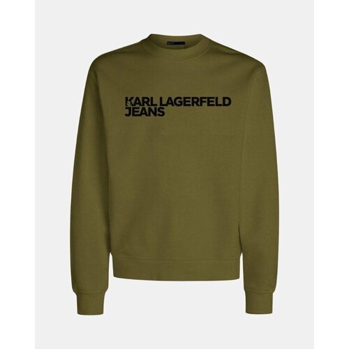 Karl Lagerfeld Puloverji A1M20001 REG ESSENTIAL LOGO Zelena Slike