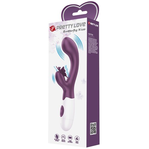 Pretty Love Butterfly Kiss Rabbit Vibrator Purple Slike
