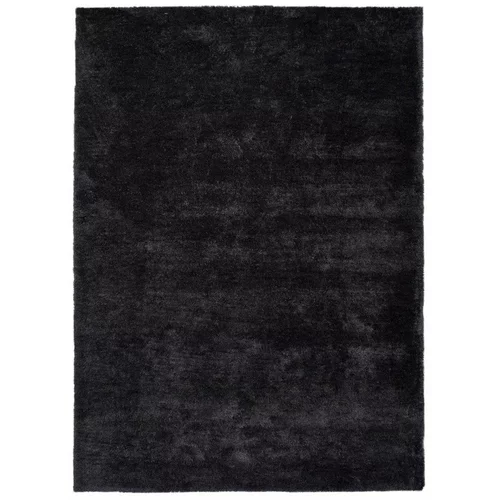 Universal Antracitno črna preproga Shanghai Liso, 80 x 150 cm