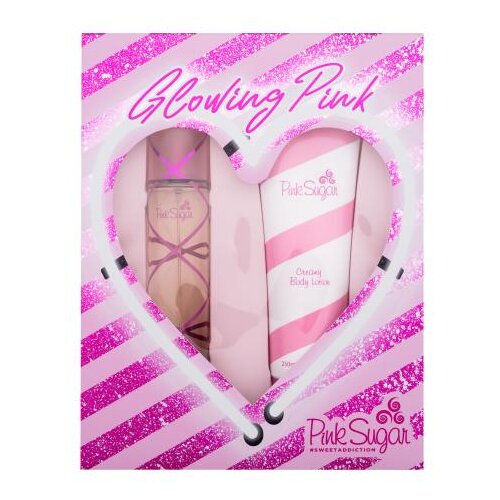 Pink Sugar set: EDT 100 ml + losion za tijelo 250 ml za žene Cijene