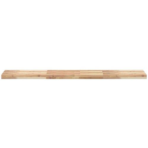 VidaXL Plutajuća polica 140x30x4 cm masivno neobrađeno drvo bagrema Slike