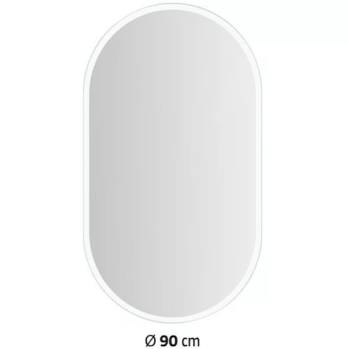 CAMARGUE Ogledalo s LED rasvjetom Supreme (50 x 90 cm, Srebrne boje)