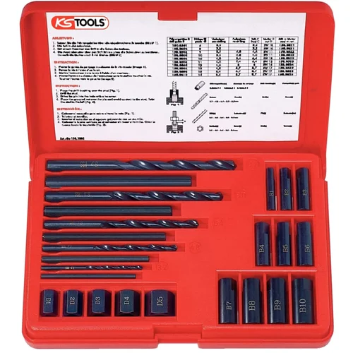 Ks Tools Set Svedrov 25 Kosov M5-M16, (21814778)