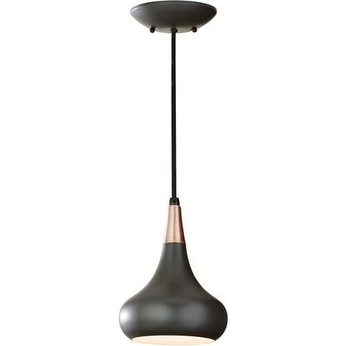 Elstead Lighting Elstead Beso 1 viseča svetilka za strop s svetlo kupolo, temno bronasta, E27, (22098656) Cene