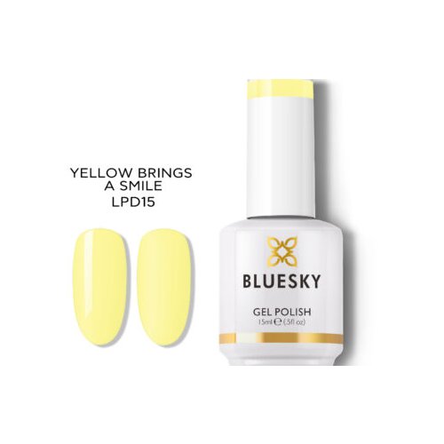 BLUESKY TRAJNI LAK YELLOW BRINGS A SMILE 15ML Slike