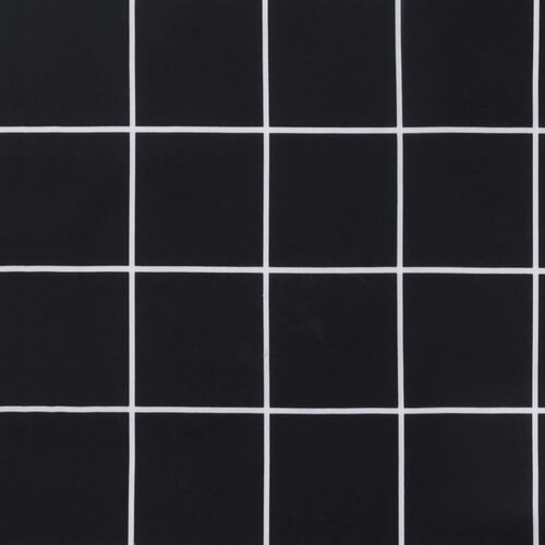  Jastuk za palete crni karirani 50 x 50 x 12 cm od tkanine Slike