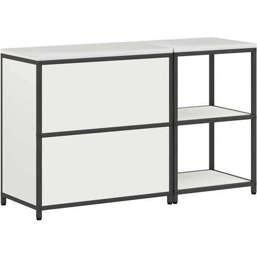 vidaXL Kuhinjski set za pohranu 2 pcs Bijela 150 x 50 x 92 cm Cijene