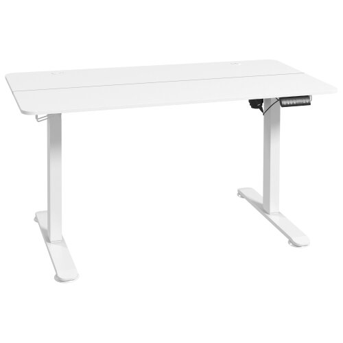 Nesta Električna vi&scaron;insko nastavljiva miza, 140 x 70 cm, 4 spominske nastavitve, ergonomska, bela, proti trkom, s kavljem, (5000493327) Cene