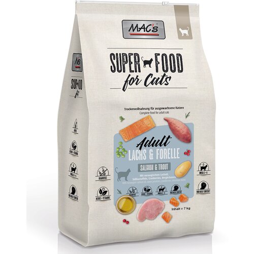 MAC's Superfood for Cats Adult losos & postrv - 7 kg Cijene