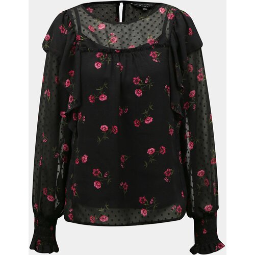 Dorothy Perkins Black floral blouse Cene