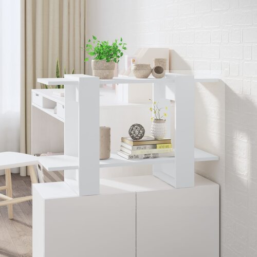 Furnova Knjižna omara/pregrada bela 80x30x51 cm, (21950675) Slike