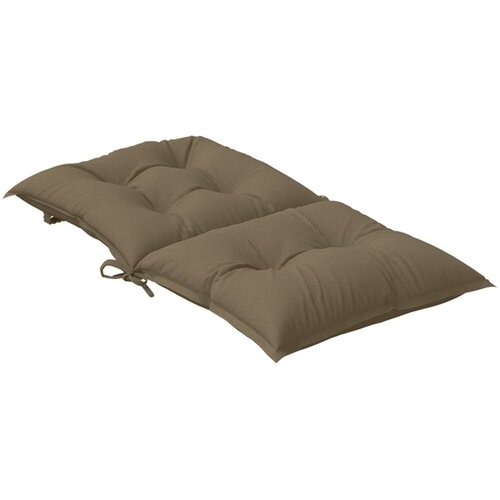  Jastuci za stolice 4 kom pro&amp;scaron;arano smeđesivi 100x50x7cm tkanina Slike