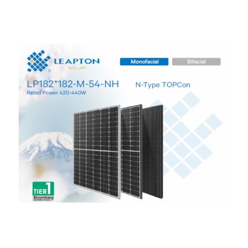 Leapton energy PV modul LEAPTON,445W,MF,N Tip,1100mm silver frame Cene