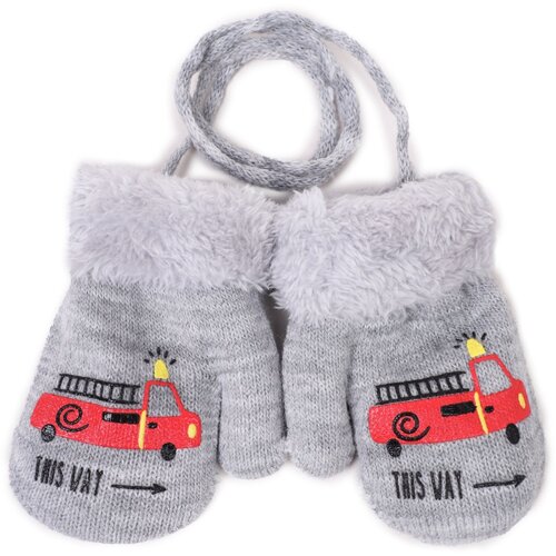 Yoclub kids's gloves RED-0011C-AA1A-008 Slike