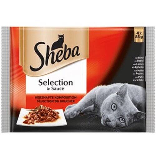 Sheba Kesice, Mešani Izbor u sosu 4x85 g 340 g Cene