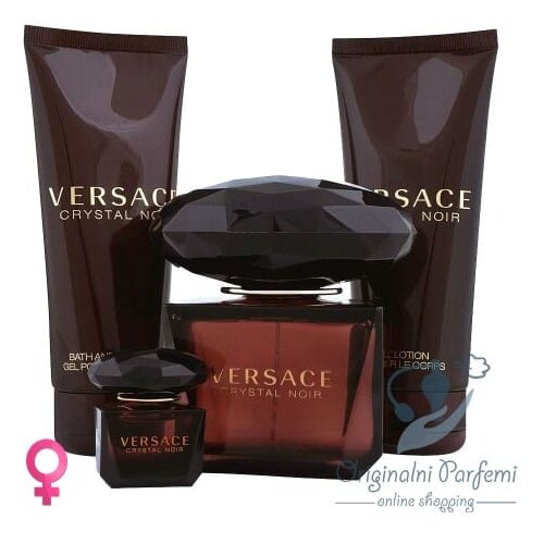 Versace Crystal Noir EDP Set 90ml+100ml+100ml+5ml Cene