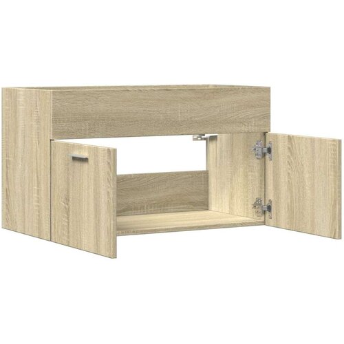 vidaXL Ormarić za umivaonik boja hrasta sonome 80x38,5x46 cm iverica Cijene