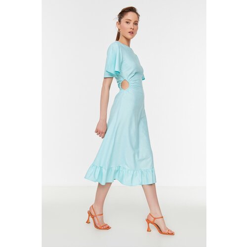 Trendyol Mint Cut Out Detailed Dress Slike