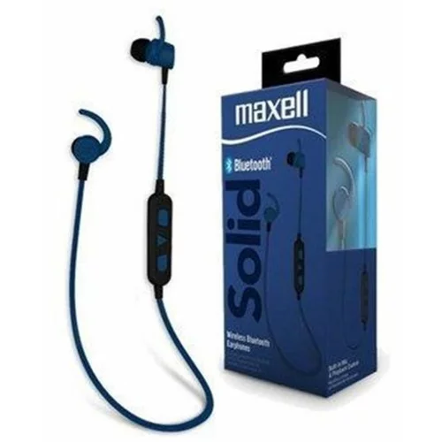 Maxell brezžične slušalke solid modre