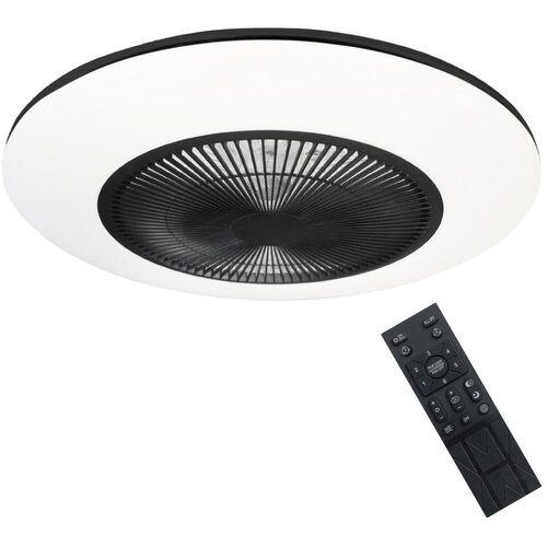  LED prigu&scaron;iva plafonska lampa sa ventilatorom ARIA LED/38W/230V crna/bela +daljinski upravljač Cene