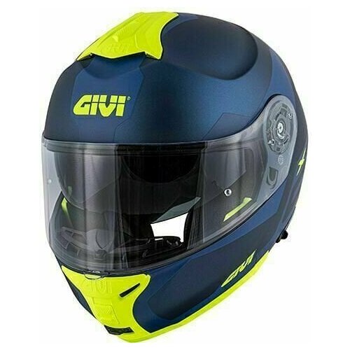 Givi X.21 Challenger Spirit Matt Blue/Dark Blue/Yellow 2XL Kaciga Slike