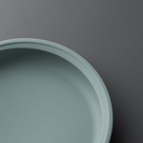 Tommee Tippee EasiStick&amp;trade; Silicone Weaning Plate tanjur s vakuumskim držačem 4m+ Green 1 kom Slike