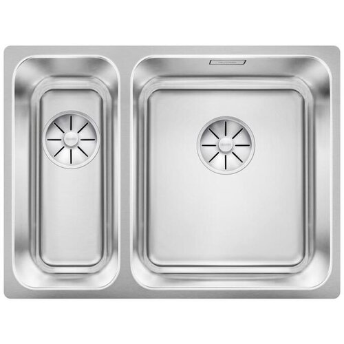Blanco sudoper SOLIS 340/180-U InFino INOX 18/10, GLAVNA KADICA DESNO, bez dalj.upr. Slike