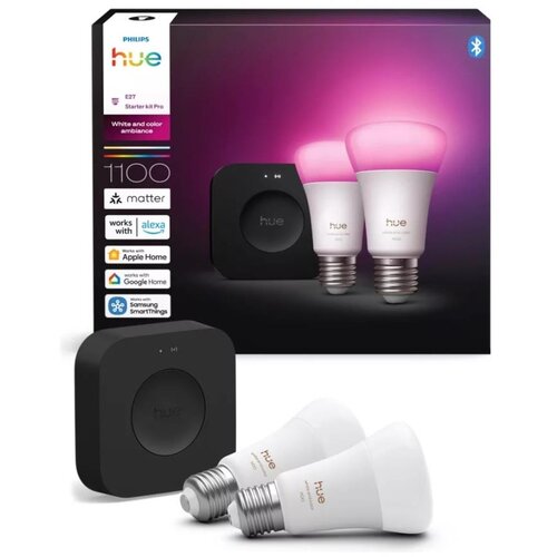 Philips početni komplet  hue waca 2xE27/8,1W 1000-20000K + uređaj za povezivanje Cene