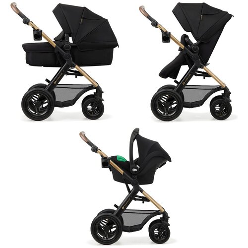 Kinderkraft Voziček 3v1 Moov 2 pure black Cene