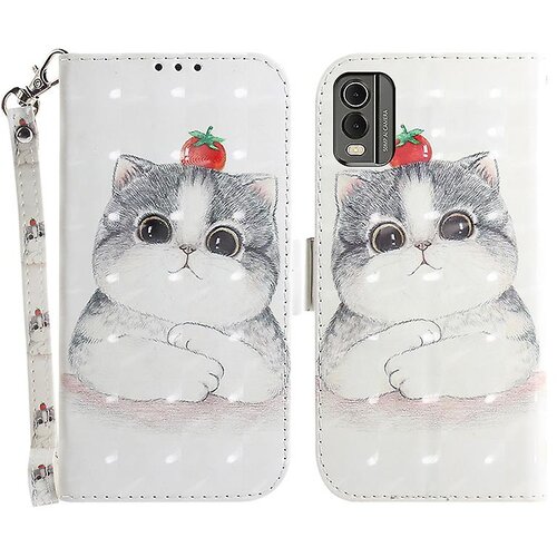 INORCO Za Nokia C32 Pattern Design Folio Cover PU usnjena torbica za telefon s stojalom in pa&amp;scaron;čkom, (22037007) Slike