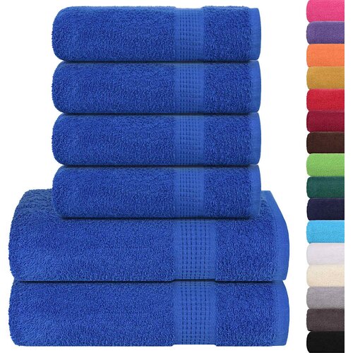  Set ručnika FROGN od 6 dijelova plavi 360 g/m&amp;sup2; Slike