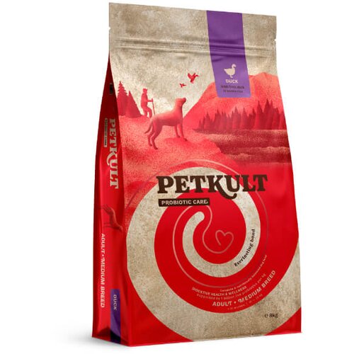 Petkult dog probiotics adult medium - raca in rjavi riž 8 kg Slike