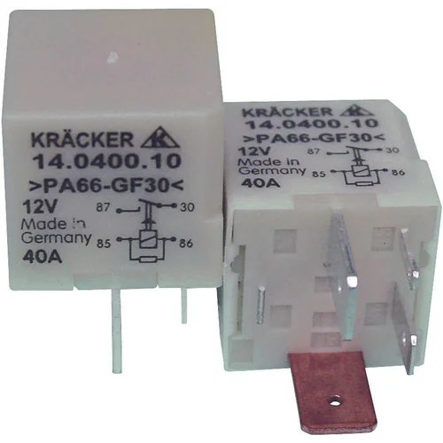 Kräcker Relej za automobile 14.0400.10, 12 V/DC, 1 x radni kontakt, 40 A, 60 V/A