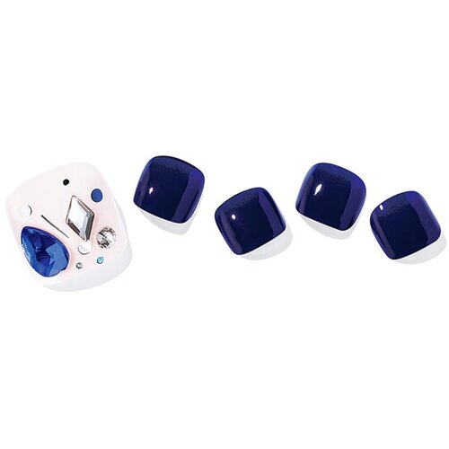 OHORA Semi Cured Gel Pedicure Strips P Blue Drop nalepke za nohte za noge odtenek PP-031 1 kos Slike