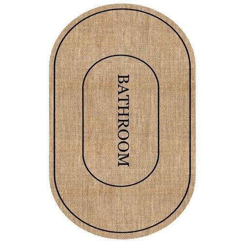 Mila Home Rjava kopalni&amp;scaron;ka preproga 60x90 cm Jute Look &amp;ndash; Slike