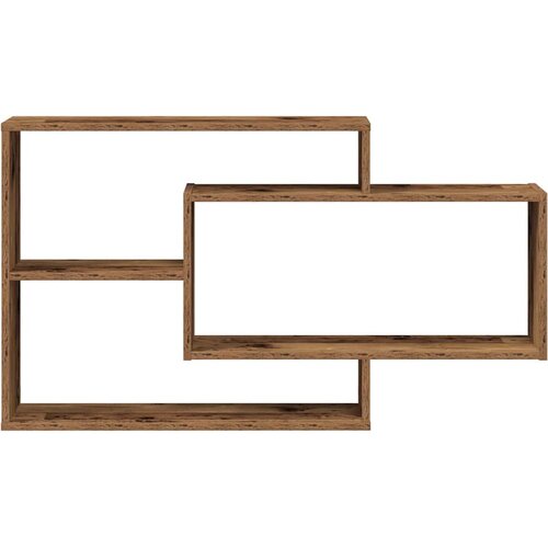VidaXL Zidna polica staro drvo 104x20x58,5 cm konstruirano drvo Slike