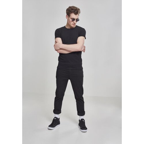 UC Men Fitted stretch T-shirt in black Cene