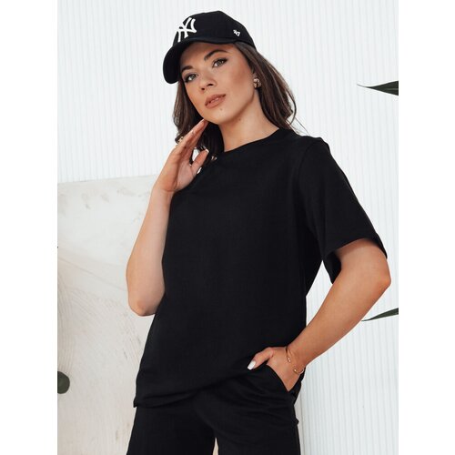 DStreet T-shirt damski SWAN czarna Slike