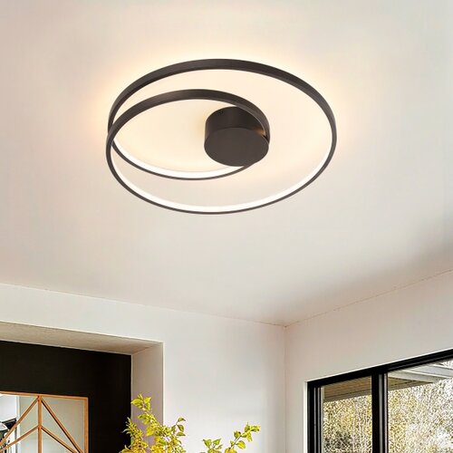  Brilagi - TWISTER LED stropno svetlo, prigu&amp;scaron;iva, LED/48W/230V, &amp;Oslash; 50 cm, crna + daljinski upravljač Slike