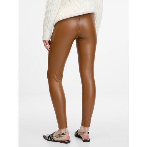 Orsay Brown women&amp;#039;s leggings - Women&amp;#039;s Slike