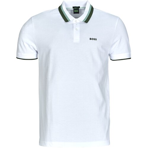 Boss Polo majice kratki rokavi Paddy AP Heritage Bela Slike