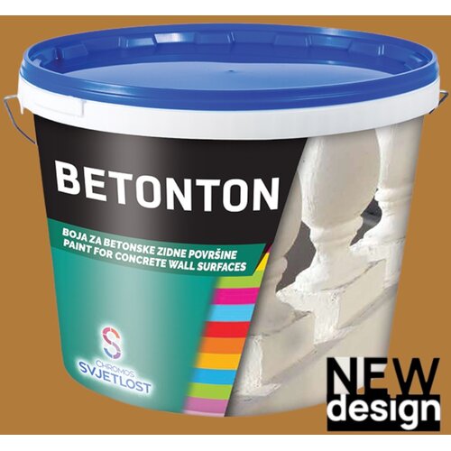 CHROMOS SVJETLOST Premaz za beton Betonton, oker, 0,75 l Slike