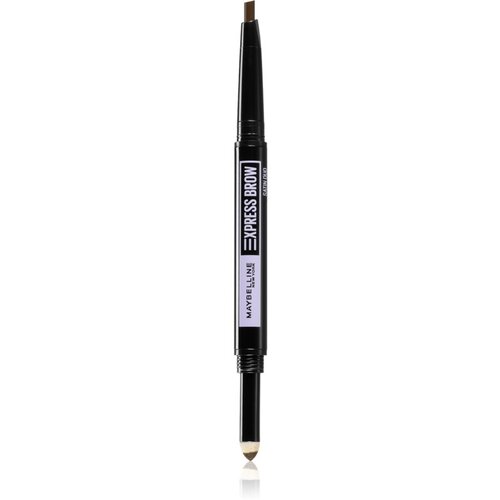 Maybelline Express Brow Satin Duo svinčnik za obrvi 2v1 0,71 g odtenek Medium Brown Cene