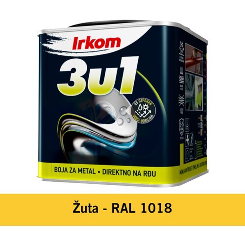 Irkom 3U1 ŽUTI 1018 0,75L Slike