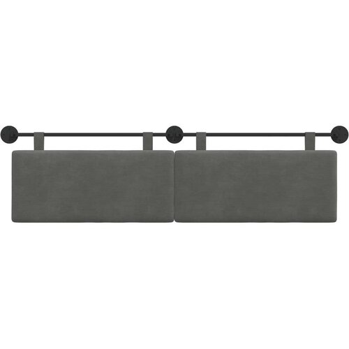  Držeće uzglavlje Tamno siva 190 x 55 x 5 cm Kordura tekstil - Tamno siva 180 cm bez LED Slike
