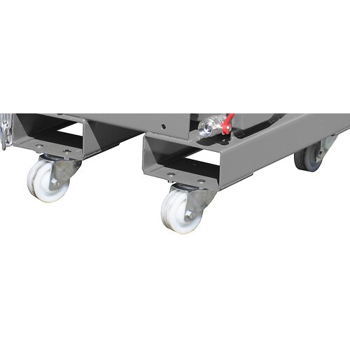eurokraft pro Komplet vrtljivih in fiksnih koles, 1 vrtljivo kolo z zavoro, višina 125 mm, Ø 100 mm Cene