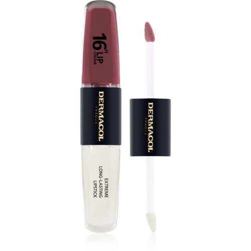 Dermacol 16H Lip Colour Dolgoobstojna šminka in sijaj za ustnice odtenek 12 2x4 ml Cene