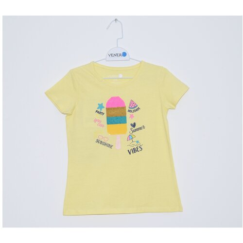 Venere Majica T-shirt Yellow Cene